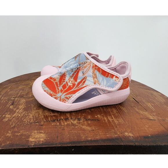 Girl's Adidas X Disney Moana Slip On Sneakers Water Pool Shoes Size 5C 5K - Picture 2 of 10